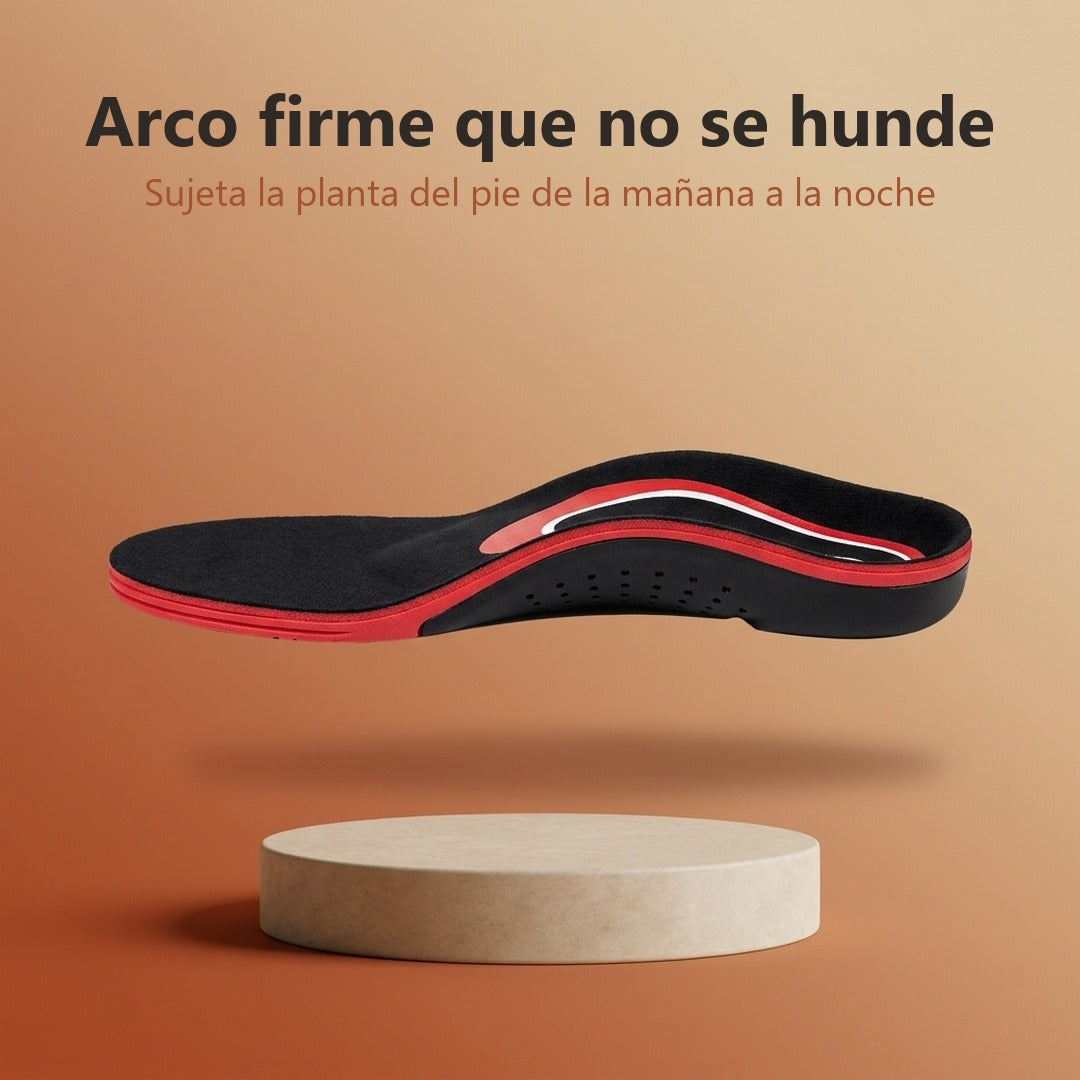 Perfil de la plantilla: arco firme que no se hunde